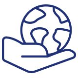Ökologie, Nachhaltigkeit swissporTERA_Icon_06_Oekologie_blau